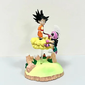 10 см Аниме Dragon Ball Фигурка son Goku Чичи Обръща Облак Фигурка PVC Фигурки Колекция от Модели на детски Играчки, Подаръци