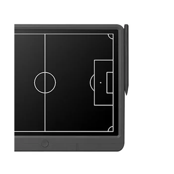 15-Инчов Преносим Футболна тактическа дъска, модул за Обучение мач, спортен Електронна LCD таблет за писане