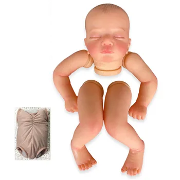 18-инчов комплект кукли-реборна Kai Размер на новородено Бебе е Вече боядисана 3D цвета на кожата Детайли кукли-Реборна с филтър корпус Видими вени