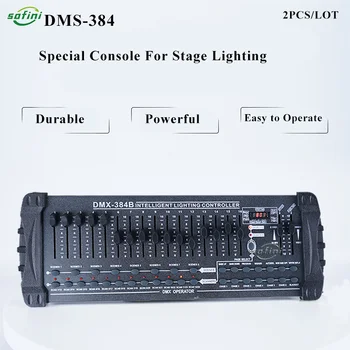 2 бр 384 Dmx Конзола Контролер на Сценичното Осветление 384 Канала Dmx-512 Движат Корона Led Par Dmx Контролер Шоу Dj Оборудване