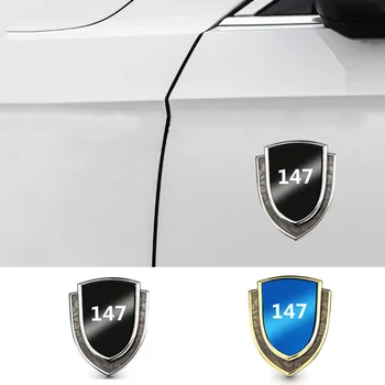 3D стикер Meta на колата, автоматична врата, багажник, щит за купето на автомобила, емблема, защитен стикер за Alfa Romeo 147, автоаксесоари