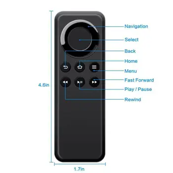 Abs, Без гласово управление Cv98lm дистанционно управление Нов bluetooth-съвместим плейър за Amazon Fire Tv Stick Box Здрав дистанционно управление