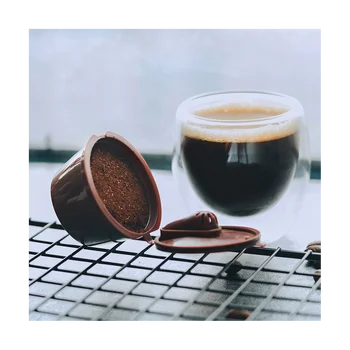 ICafilas 6 бр. за Многократна употреба на кафе на капсули за кафе-машини Nescafe Dolce Gusto, комплект чаши-филтри за многократно кафе на капсули