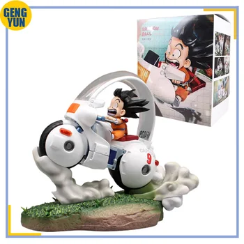 Аниме Dragon Ball Z Мотоциклетни фигурки son Goku, Фигурка на Дете Goku, Gk 21 см, Статуетка от PVC, са подбрани модел, играчки-кукли, подарък за деца