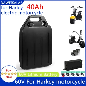 Батерия 60 В, литиева батерия за електрически мотоциклет, водоустойчив батерия 18650, 40Ah за двухколесного мотоциклет, електрически скутер, велосипед