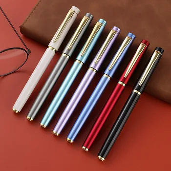Гореща разпродажба, висококачествена химикалка химикалка за писане в бизнес стил за мъже, подарък дръжка за ученици купя подарък 2