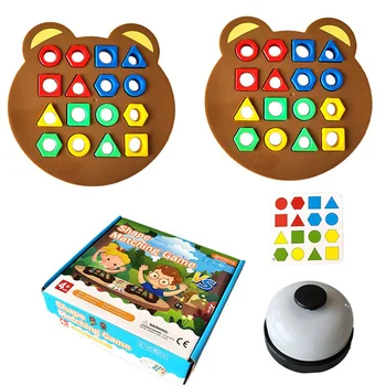 Игра за момчета и момичета четат цветове, координация на движенията на ръцете и очите, образователни играчки за родители и деца, Интерактивни играчки