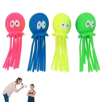 Играчка-медуза, топки за облекчаване на стреса, сжимающие топки за облекчаване на тревожност за деца и възрастни, за боядисана морска медуза, забавна допир играчка