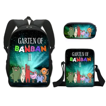 Комплект от три елемента Garten of Banban, Раница Banban, Училищен чанта, Градински чанта, детска дръжка, чанта за писалки, Подарък за рожден Ден за момичета и момчета