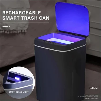 Кофа за боклук Интелигентно за боклук В банята, Автоматични Електрически Сензор за боклук в кухнята, кофата за боклук, за дома, кофа за боклук, за да