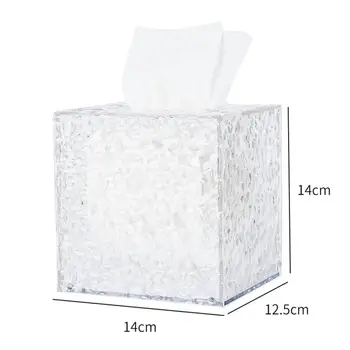 Кутия за тоалетна хартия Модерен водоустойчив държач за тоалетна хартия Диспенсер за хартиени кърпички за дома от Видима Стилна кутия за съхранение на салфетки
