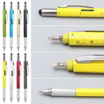 Многофункционална емкостная дръжка с отвертка, Химикалка писалка за спиртовом ниво, сензорни устройства за екрана на мобилен телефон, строителни инструменти