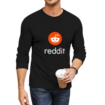 Нова дълга тениска Reddit, черна тениска, потник, скъпа облекло, риза с домашен любимец принтом за момчета, мъжки ризи с графичен дизайн в стил хип-хоп