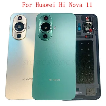 Оригиналната капак на отделението за батерията Задната част на вратата на достъпа на Корпуса за Huawei Hi Nova 11 Задната капачка на обектива на камерата Резервни части