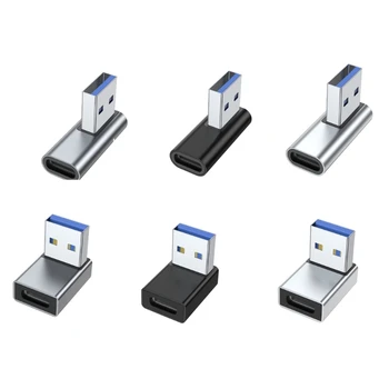 Портативен преобразувател USB Type C, здрав адаптер от алуминиева сплав за слушалки USB C, четец-четец, клавиатура, кабел за данни