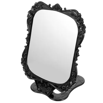 Ретро складное огледало ръчни огледала за грим Реколта проста дръжка за преместване от пластмаса