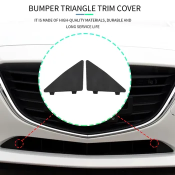 Триъгълен тампон на Предната броня на автомобила, Капак за Mazda 3 Axela 2014-2016 BHN1-50-101 BHN1-50-102