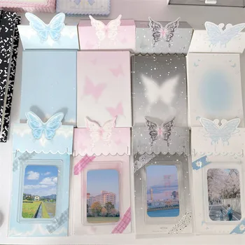 20 парчета, опаковъчни материали за картички с един спокоен пеперуда, Материал и хартия за опаковки, Красиви нежни картички за бродерия