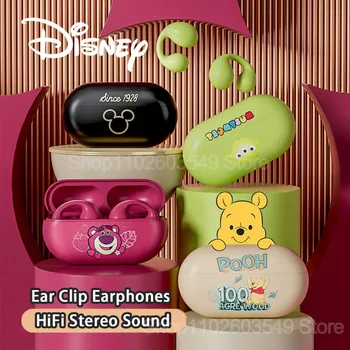 Bluetooth слушалки с костна проводимост Disney TWS, Обеци с Мики и Вини, Безжични Слушалки, Водоустойчиви Слушалки, спортни слушалки Hi-FI