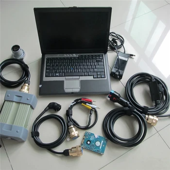 Mb Star C3 Професионален Скенер за ремонт на автомобили с d630 90% Нов Лаптоп от Най-новия софтуер 320 GB Hdd 5 Кабели Пълен Набор от Диагностични Инструменти