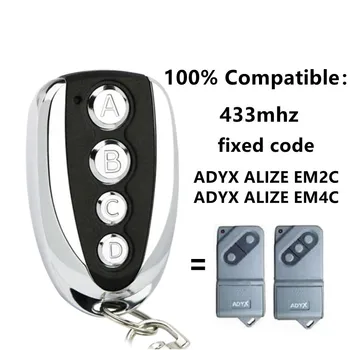 Восъчни Дистанционно Управление на гаражни врати ADYX JA400 TM2 TM3 433,92 Mhz, Клонирането е с Фиксиран Код, Подмяна на Предаватели За Отваряне на Гаражни врати