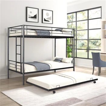 Двуетажно легло за двама, с чекмедже, здрав, лесно за монтаж, подходящ за мебели за спални
