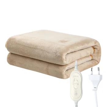 Електрическо одеяло 220 В, одеяло с подгряване, Фланелевое одеало, дюшек, 3 Настройки за загряване с ключа, Зимни топло за тяло